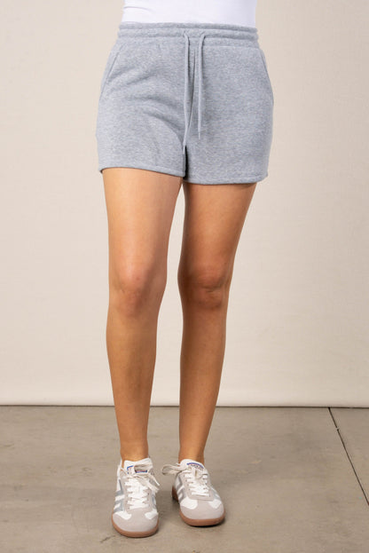 French Terry Drawstring Shorts