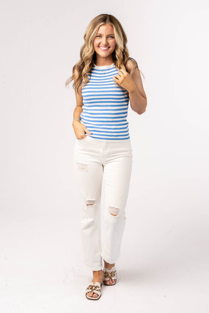 Striped Sweater Tank