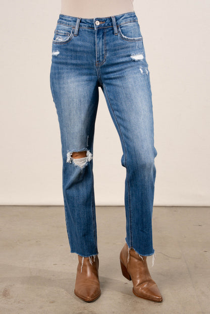Lovervet High Rise Crop Flare Jeans