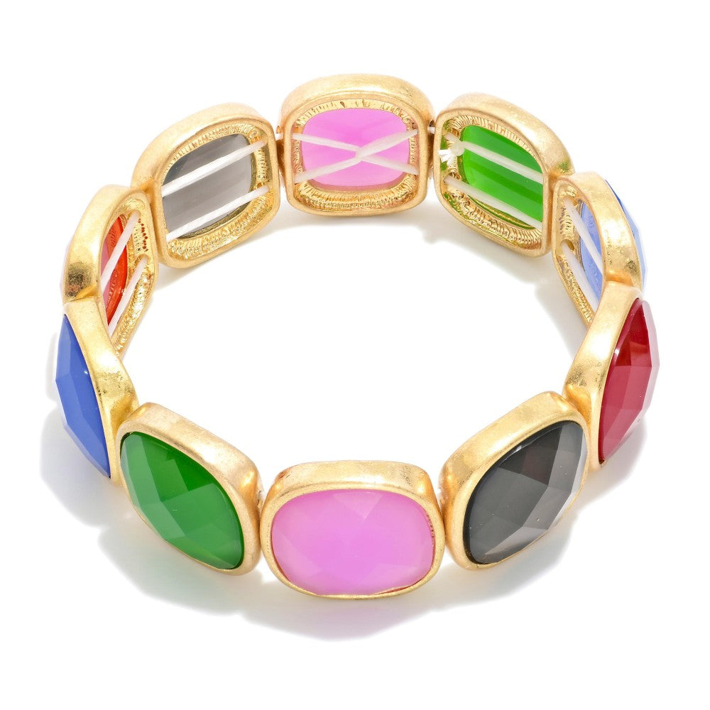 Jeweled Stretch Bangle Bracelet