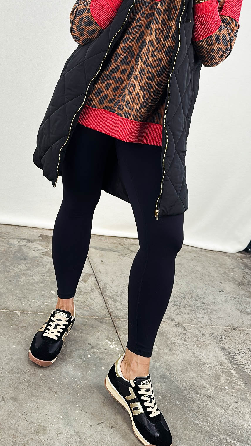 High Waist Athleisure Ankle Leggings