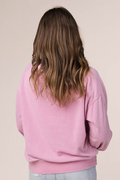 Washed Seamed Hooded Pullover