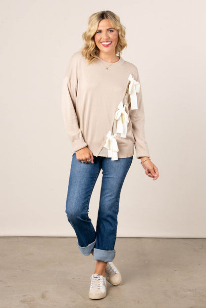 Bow Tie Detail Sweater