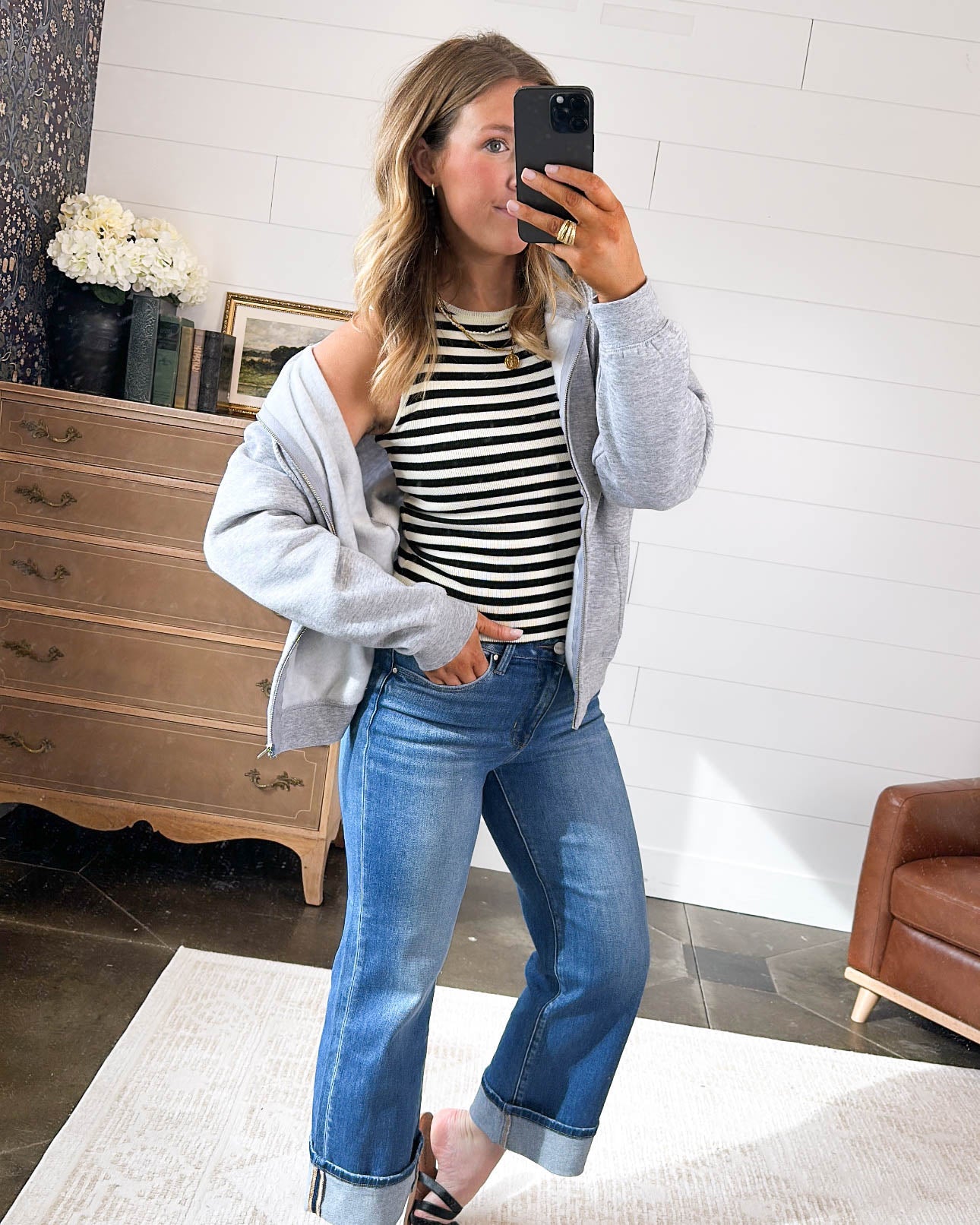 Striped Sweater Tank