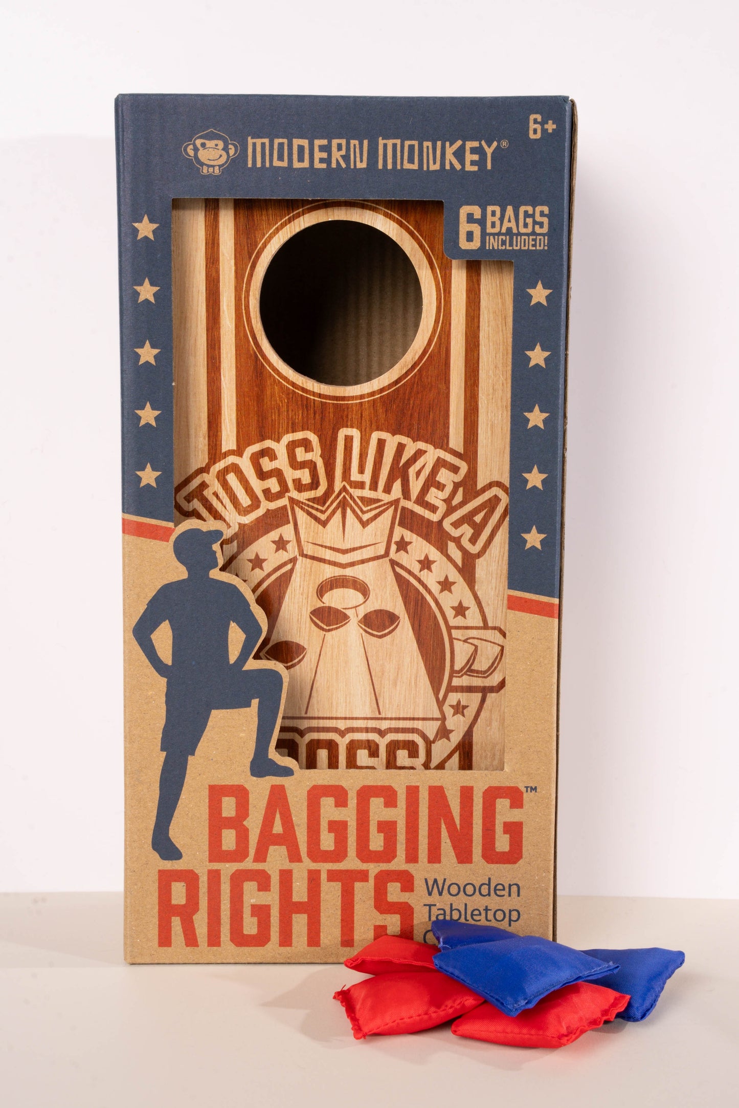 Wooden Tabletop Cornhole by Modern Monkey