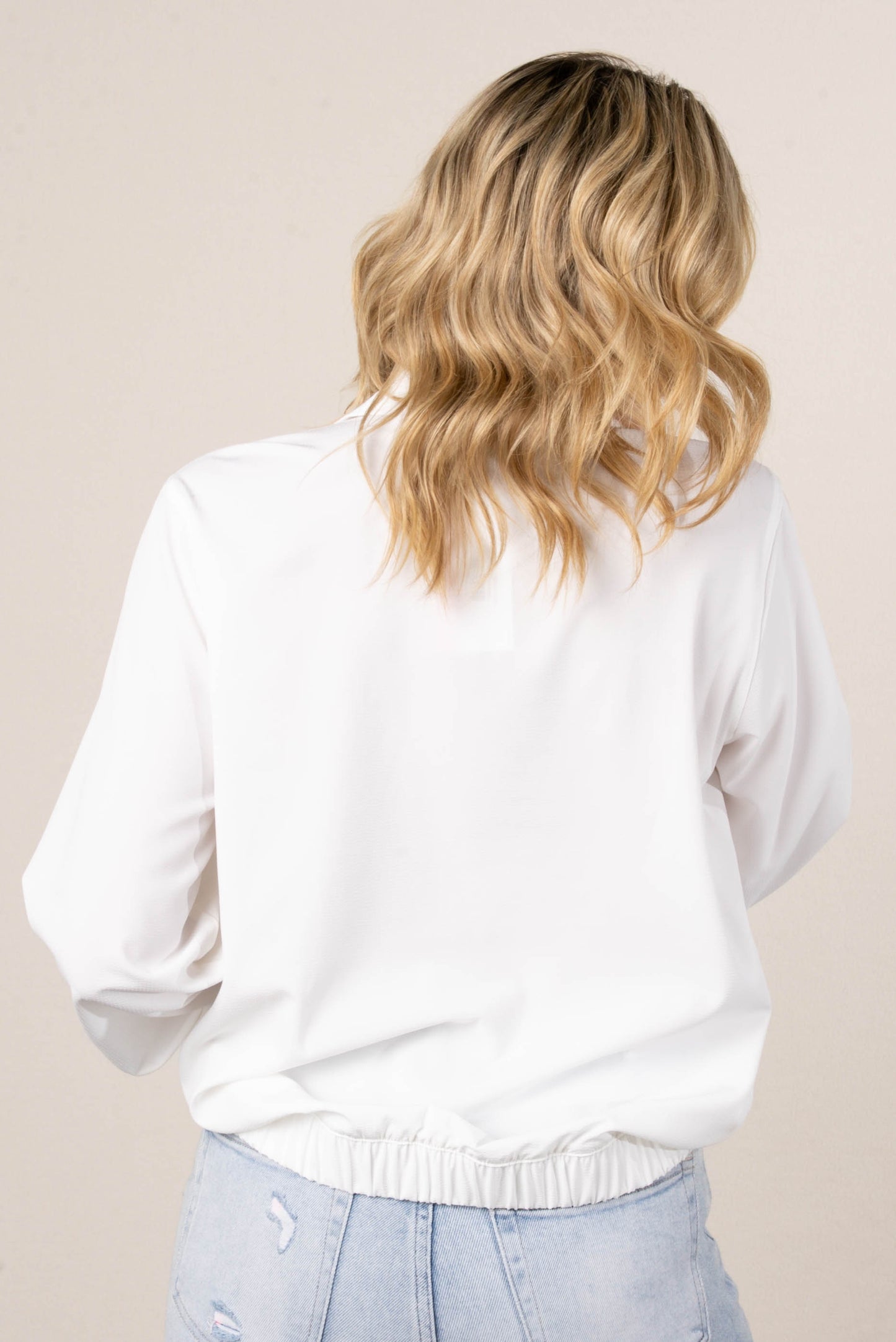 Textured Half Zip Athleisure Pullover