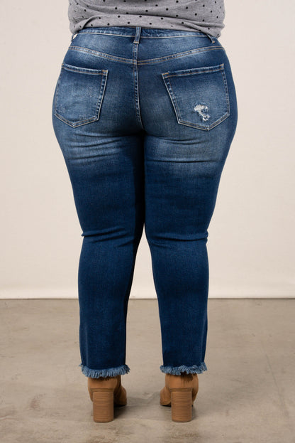 Zenana | Layla High Rise Crop Straight Leg Jeans