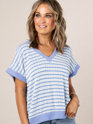 Textured Stripe Dolman Top {More Colors}