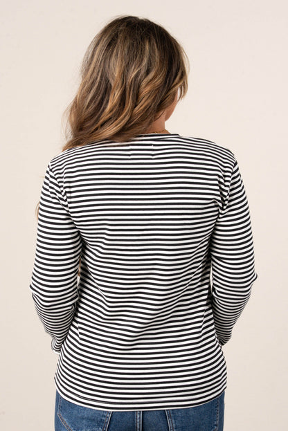 Striped Longe Sleeve Top