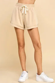 Elastic Waistband Lounge Shorts *Final Sale*