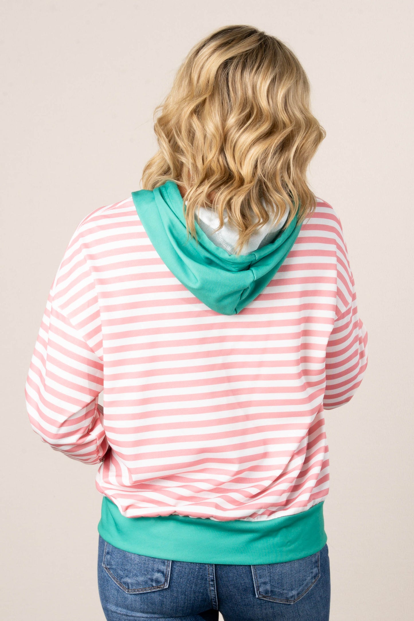 Georgia Mae Striped Hooded Pullover