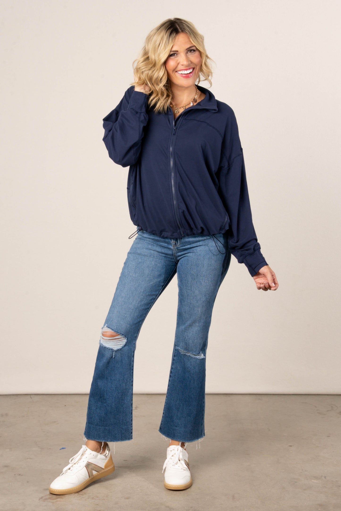 Butter Soft Bungee Waist Active Jacket