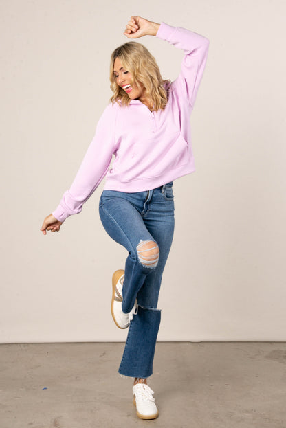 Scuba Half Zip Hooded Pullover