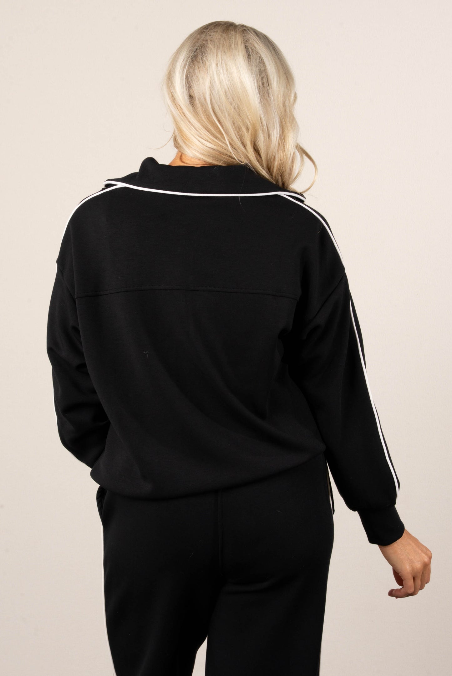 Scuba Piping Detail Loungewear Set