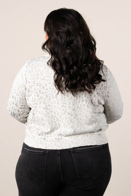 Matilda Faded Leopard Cardigan