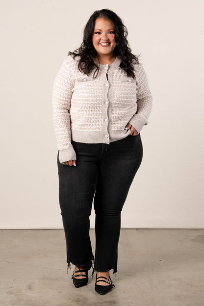 Bronwyn Pearl Button Cardigan
