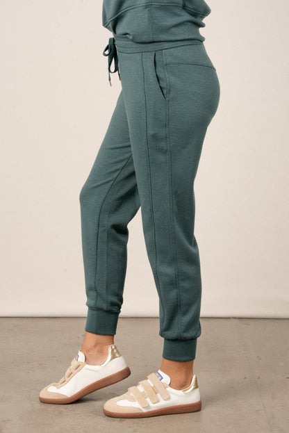 Maddie Scuba Pullover + Jogger Lounge Set