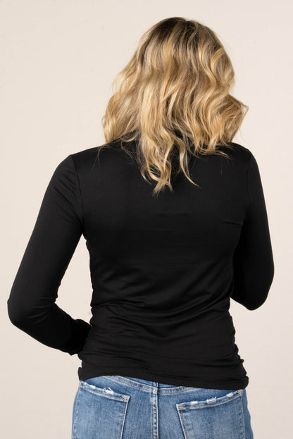 Cora Essential Microfiber Turtleneck Top