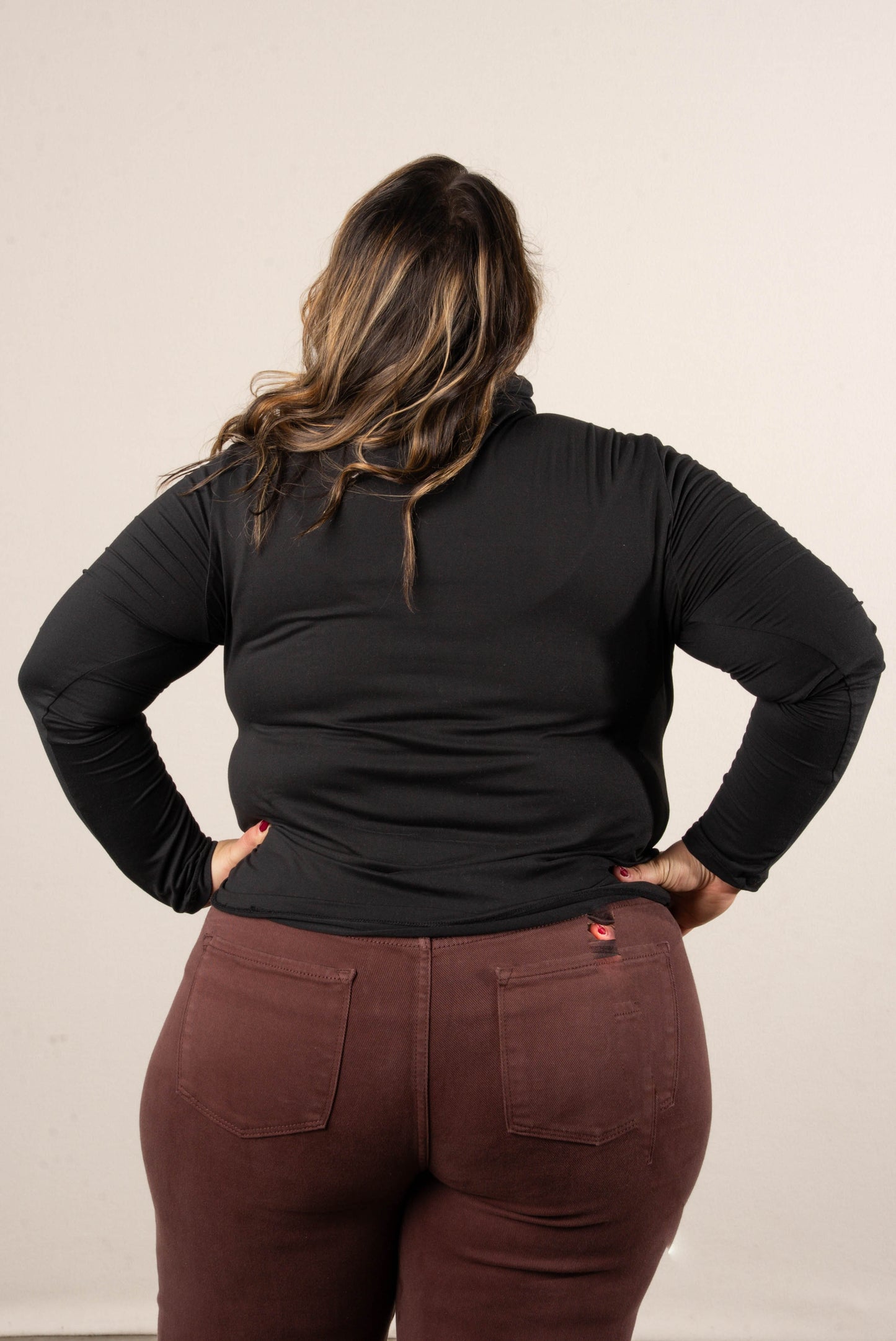Cora Essential Microfiber Turtleneck Top