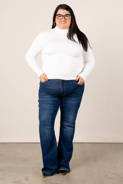 Cora Essential Microfiber Turtleneck Top