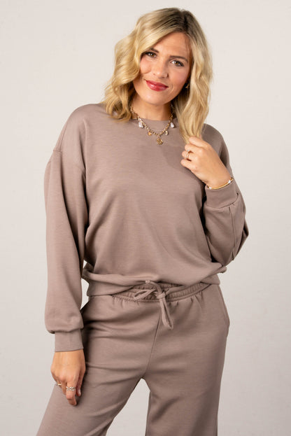 Paige Scuba Pullover + Pants Lounge Set