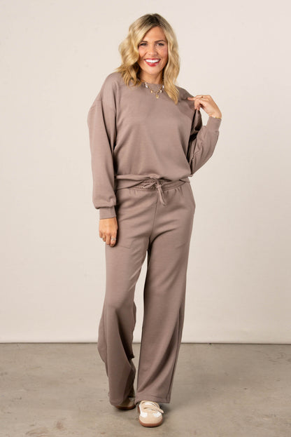 Paige Scuba Pullover + Pants Lounge Set