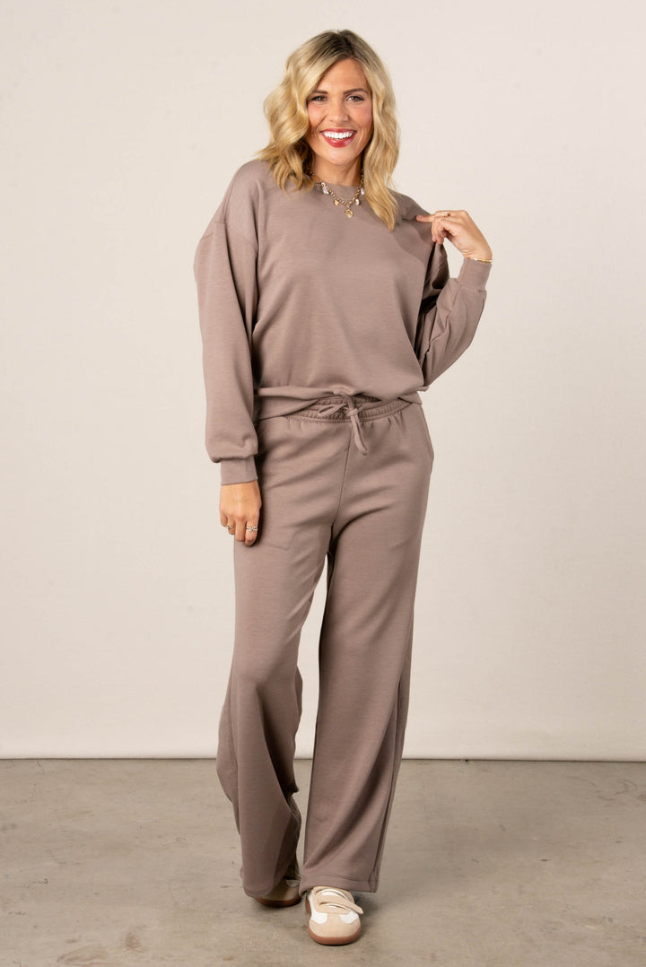 Paige Scuba Pullover + Pants Lounge Set