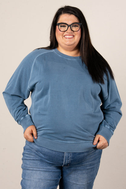 Margo Washed French Terry Pullover