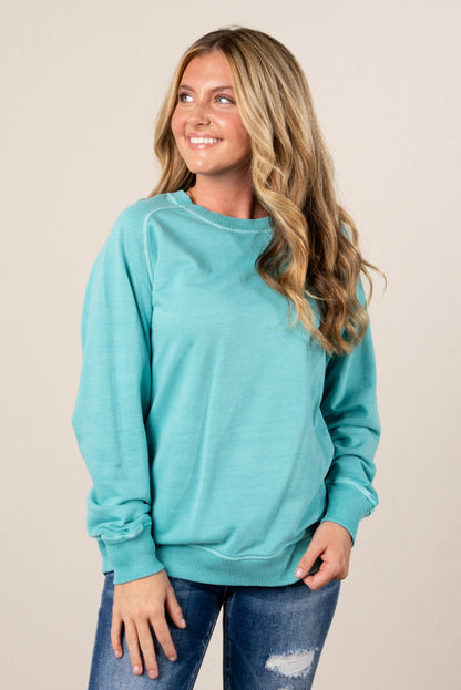 Margo Washed French Terry Pullover
