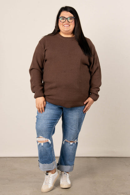 Marta Textured Knit Sweater