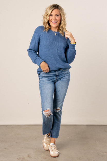Marta Textured Knit Sweater