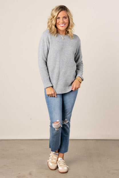 Marta Textured Knit Sweater