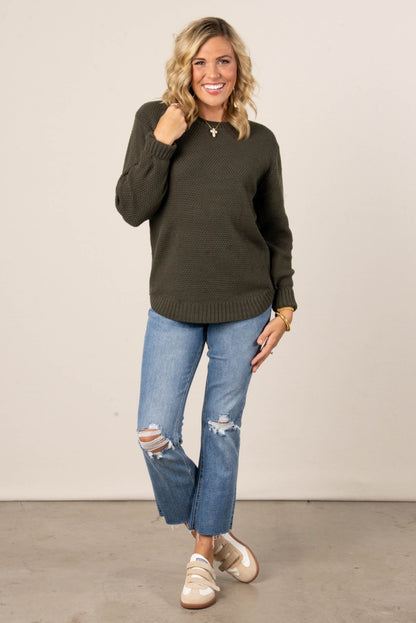 Marta Textured Knit Sweater