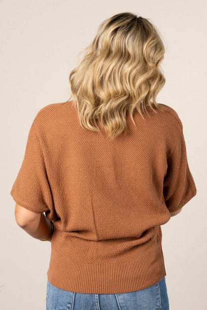 Winnie Textured Knit Dolman Sweater