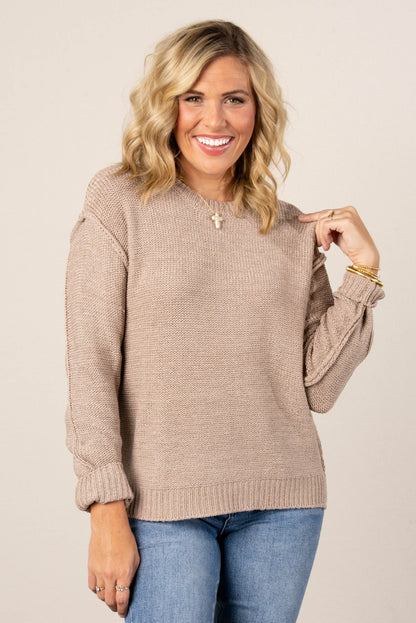 Tawnie Exposed Seam Sweater