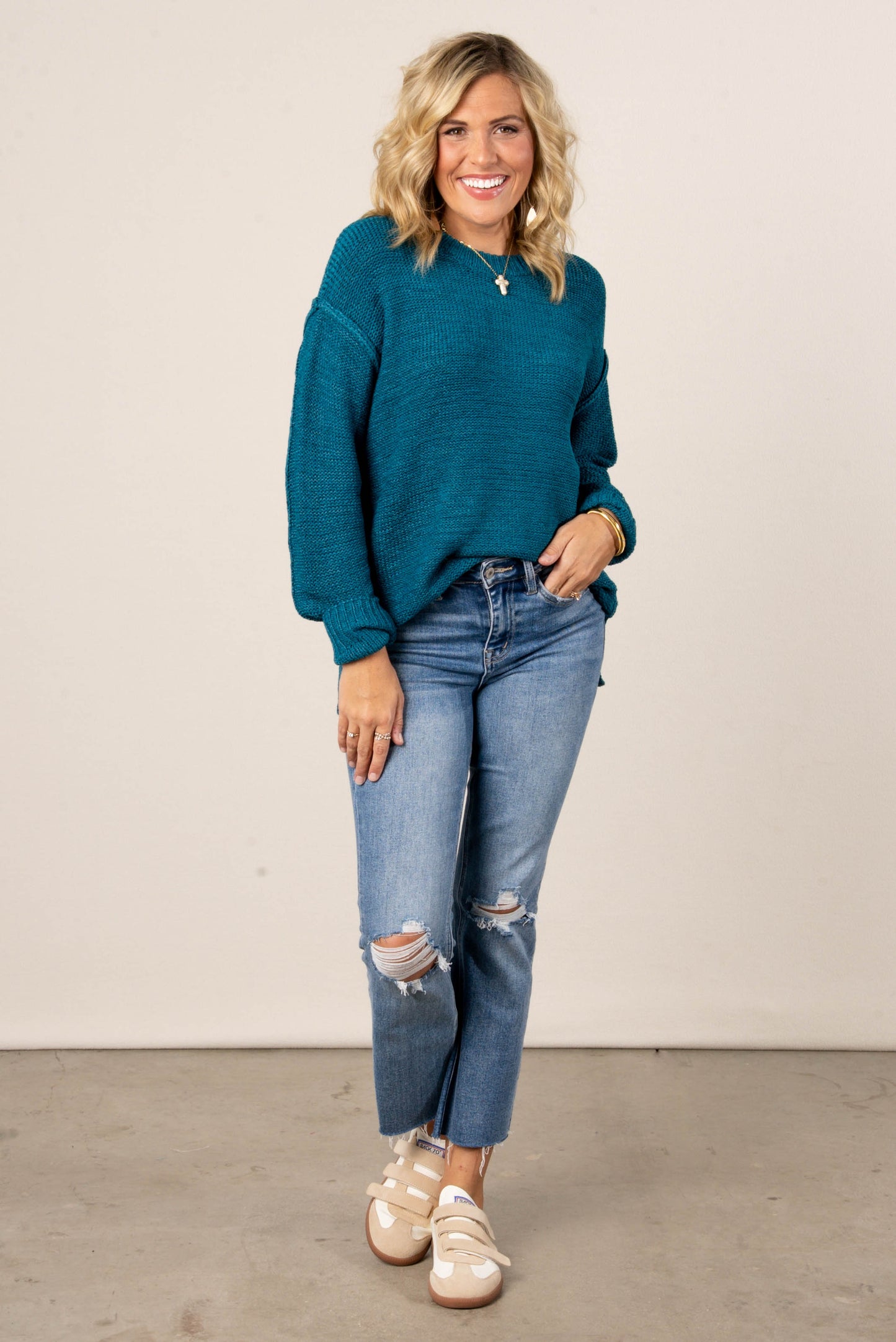 Tawnie Exposed Seam Sweater