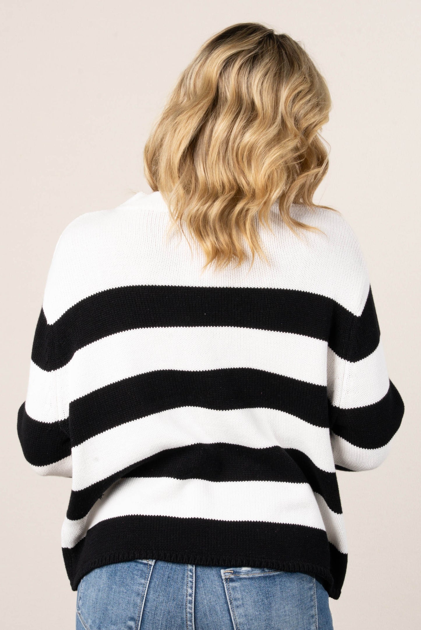 Ashley Contrast Striped Sweater