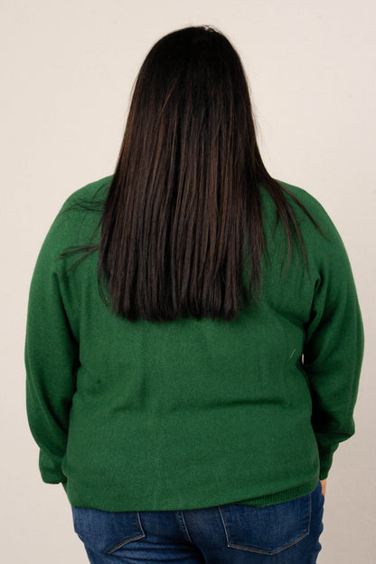 Naomi Front Seamed Hi-Lo Sweater