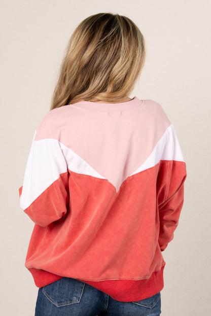 Chevy Washed Color Block Pullover