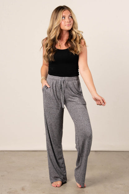 Josie Melange Drawstring Lounge Pants