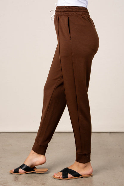 Sienna Scuba Seamed Drawstring Joggers