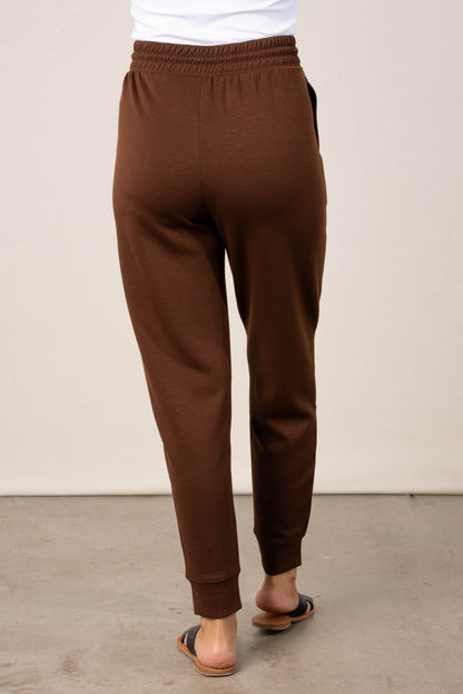 Sienna Scuba Seamed Drawstring Joggers