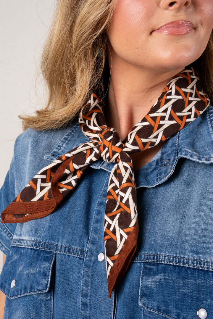 Sutton Geo Print Scarf