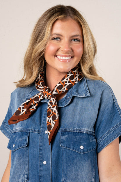 Sutton Geo Print Scarf