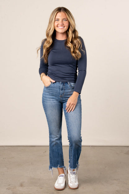 Raelynn Seamless Round Neck Top