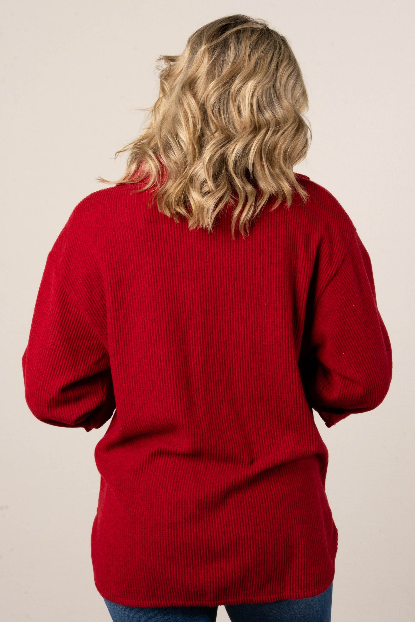 Frannie Brushed Waffle Knit Shacket
