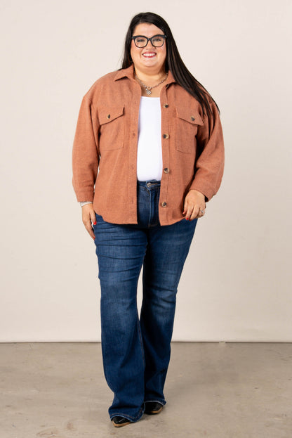 Frannie Brushed Waffle Knit Shacket