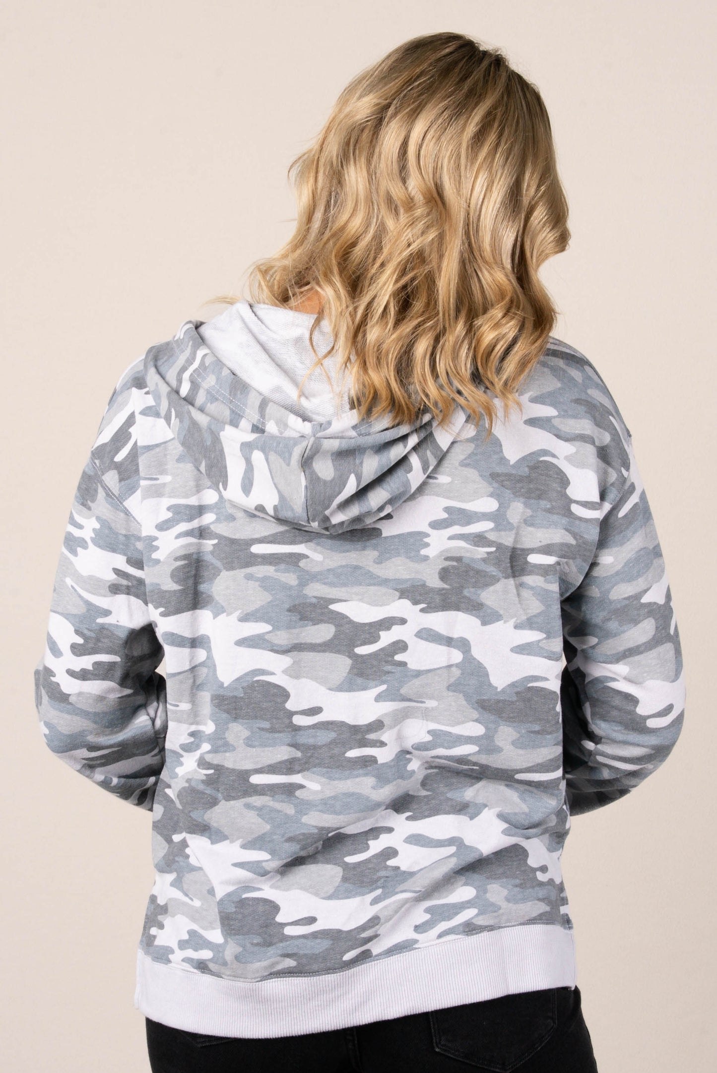 Chloe Camo Hooded Pullover