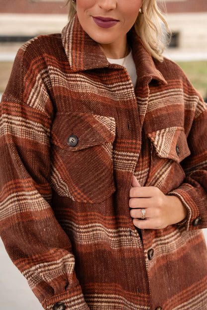 Everleigh Brushed Plaid Shacket
