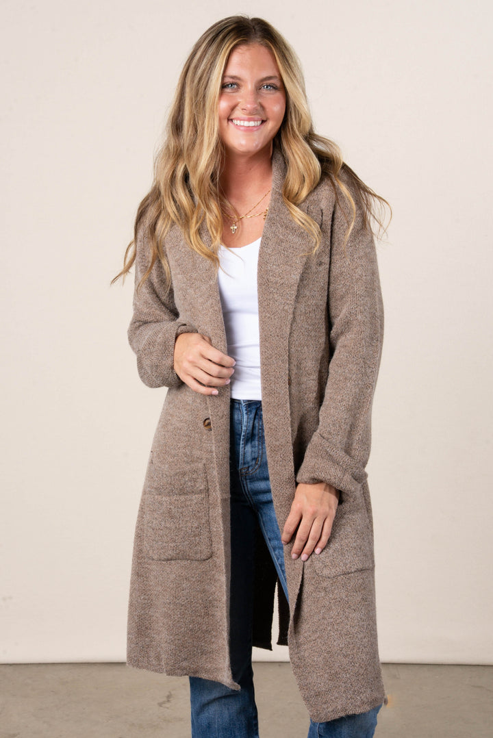 Sofia Double Breasted Sweater Coat